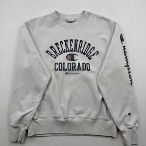 Breckenridge Colorado Sweatshirt VTG Adult MedMen Champion Reverse Weave 90s Y2K